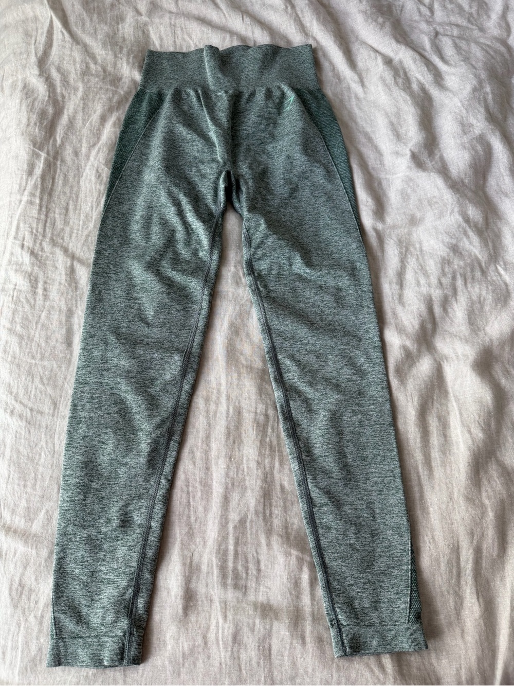 Gymshark Heather Green High-Waist Leggings